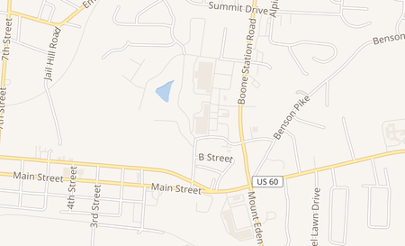 map of 181 Boone Station Rd Shelbyville, KY 40065