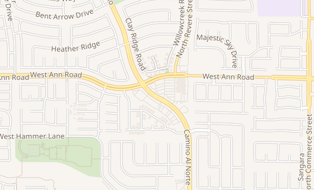 map of 5546 Camino Al Norte 1-3 North Las Vegas, NV 89031