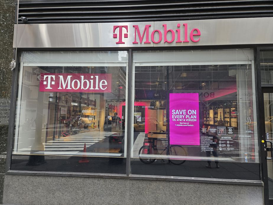 Exterior photo of T-Mobile Store at E 52nd & Madison, New York, NY