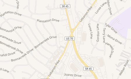 map of 4032 Lebanon Pike Hermitage, TN 37076