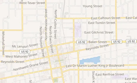 map of 304 E Baker Street Unit C Plant City, FL 33563