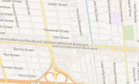 map of 4411 Veterans Memorial Blvd Metairie, LA 70006