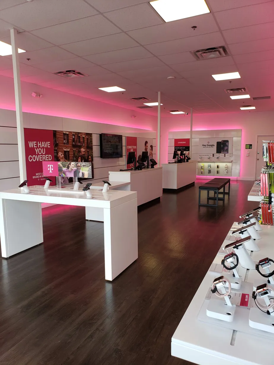 Interior photo of T-Mobile Store at State Rd 135 & Smokey Row Road, Bargersville, IN