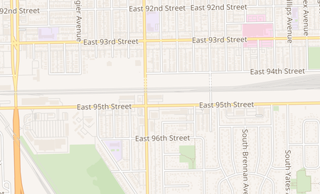 map of 2024 East 95th Street Chicago, IL 60617