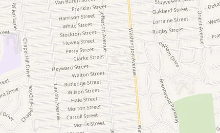 map of 343A Washington Ave Brentwood, NY 11717