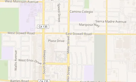 map of 1545 Stowell Center Plaza Santa Maria, CA 93458