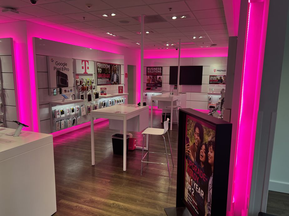 Interior photo of T-Mobile Store at Broadway & Alder, Portland, OR
