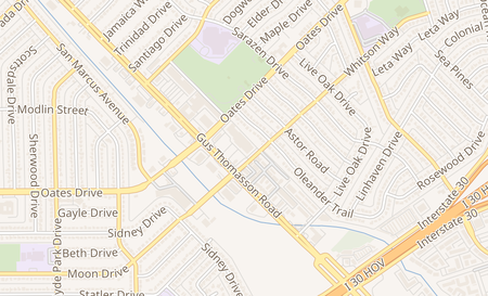 map of 4406 Gus Thomasson Rd Ste A Mesquite, TX 75150