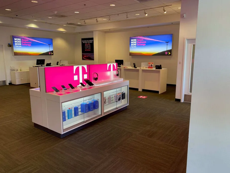 Interior photo of T-Mobile Store at McBean Pkwy & Magic Mountain Pkwy, Valencia, CA