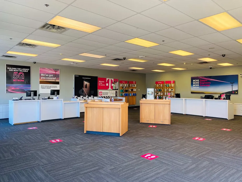 Interior photo of T-Mobile Store at 28th St SE & 30th St SE, Rochester, MN