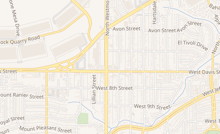 map of 3221 W Davis St Ste A Dallas, TX 75211