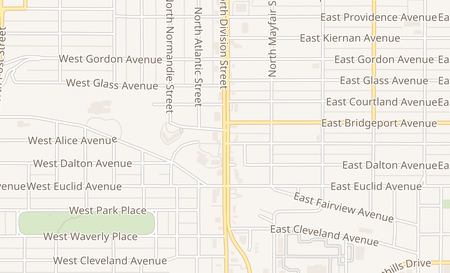 map of 3205 N Division St Spokane, WA 99207