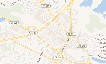 map of 2791 Brick Mall # 207 Brick, NJ 08723