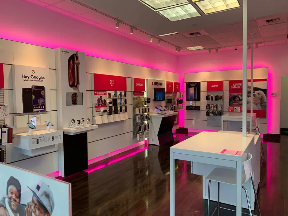 Interior photo of T-Mobile Store at Bakerview & I-5, Bellingham, WA