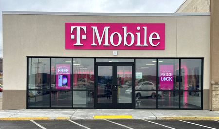 Exterior photo of T-Mobile Store at Sandy Plaza, DuBois, PA