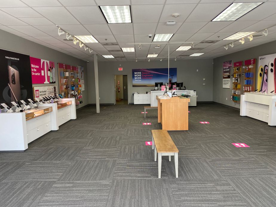 Interior photo of T-Mobile Store at Kannapolis Parkway, Concord, NC