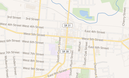 map of 109 S Main St Marysville, OH 43040