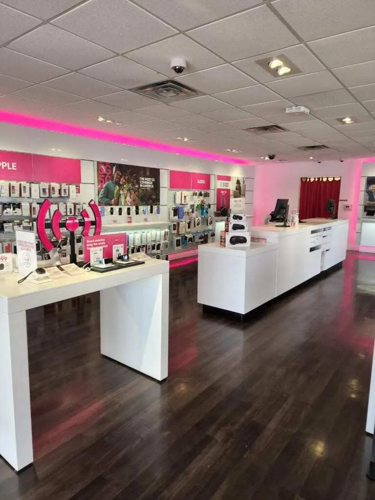 Interior photo of T-Mobile Store at Northcrest Center, Victoria, TX