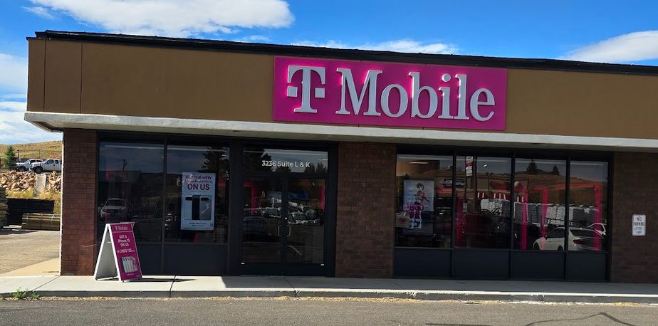 Exterior photo of T-Mobile Store at Grand & Wister, Laramie, WY