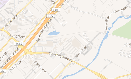 map of 1023 Highway 80 Ste 103 San Marcos, TX 78666