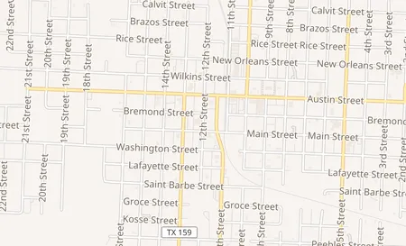 map of 1005 12Th St Hempstead, TX 77445