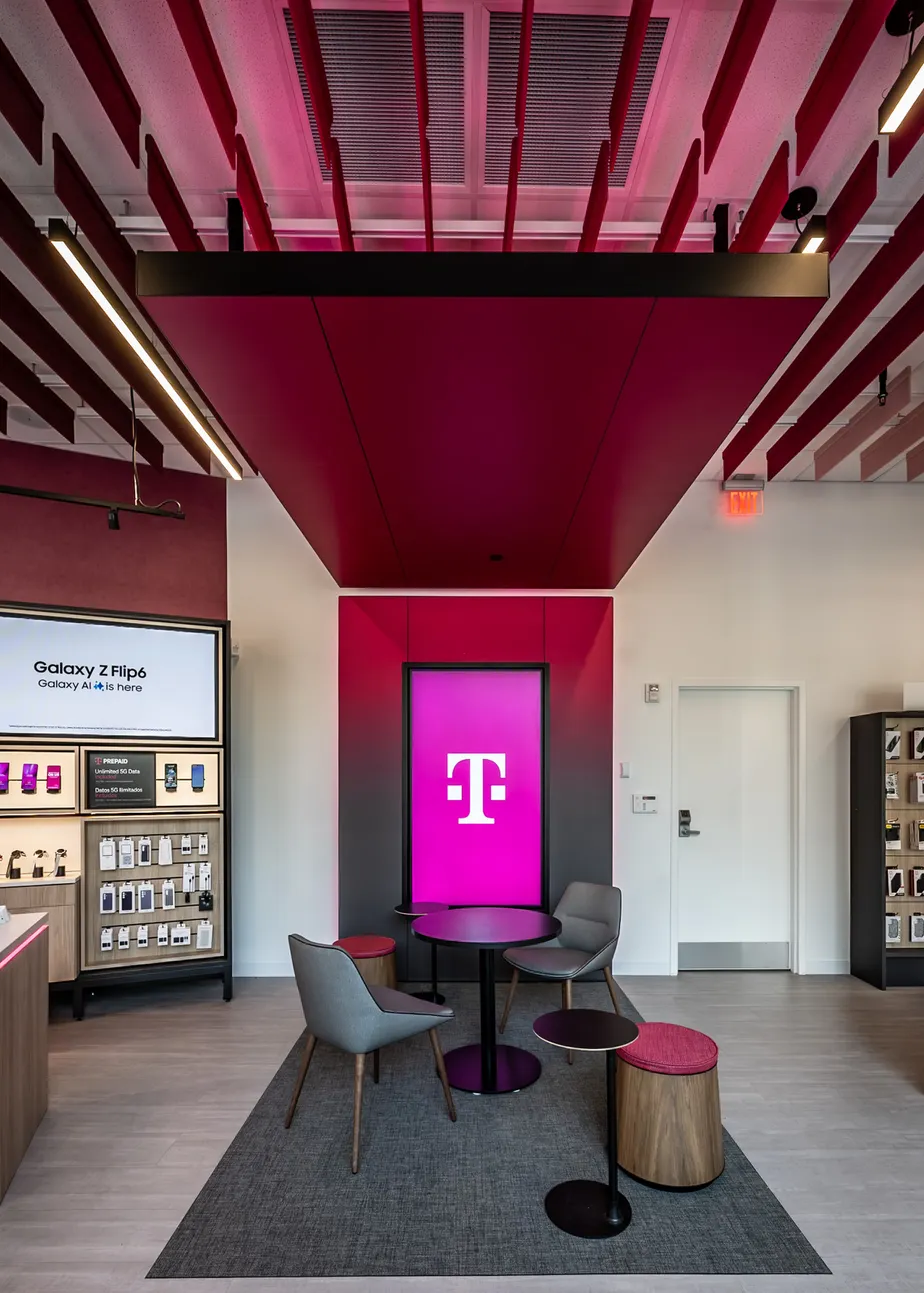  Interior photo of T-Mobile Store at Redmond Town Center, Redmond, WA 