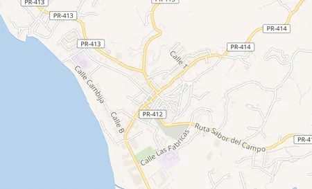 map of 35 Calle Munoz Rivera W Rincon, PR 00677