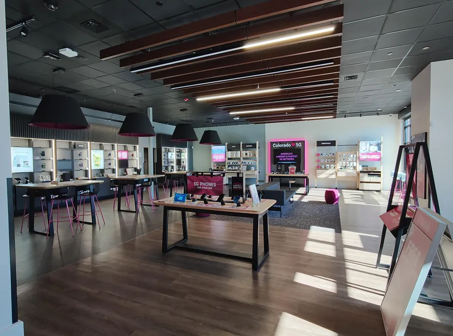Interior photo of T-Mobile Store at Arapahoe & Parker, Centennial, CO