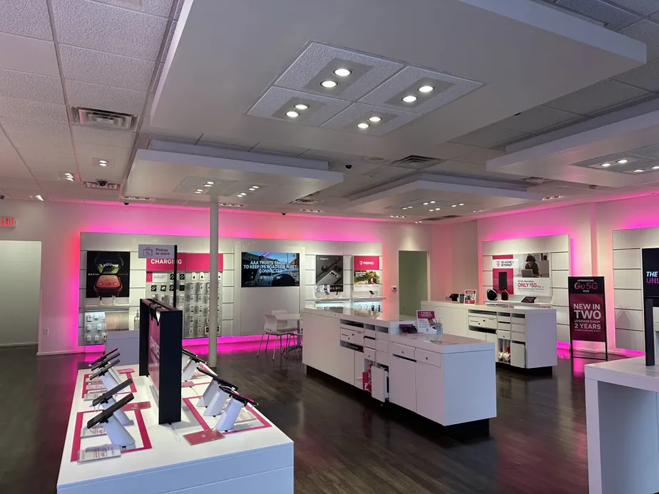Interior photo of T-Mobile Store at US 71 & MO 58, Raymore, MO