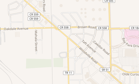 map of 2310 Woodville Rd Oregon, OH 43616