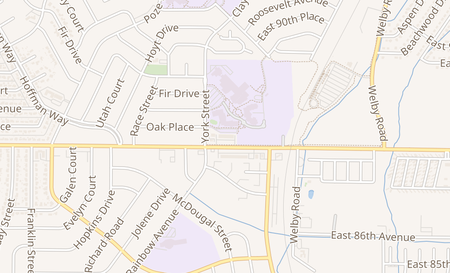 map of 2405 E 88th Ave Thornton, CO 80229