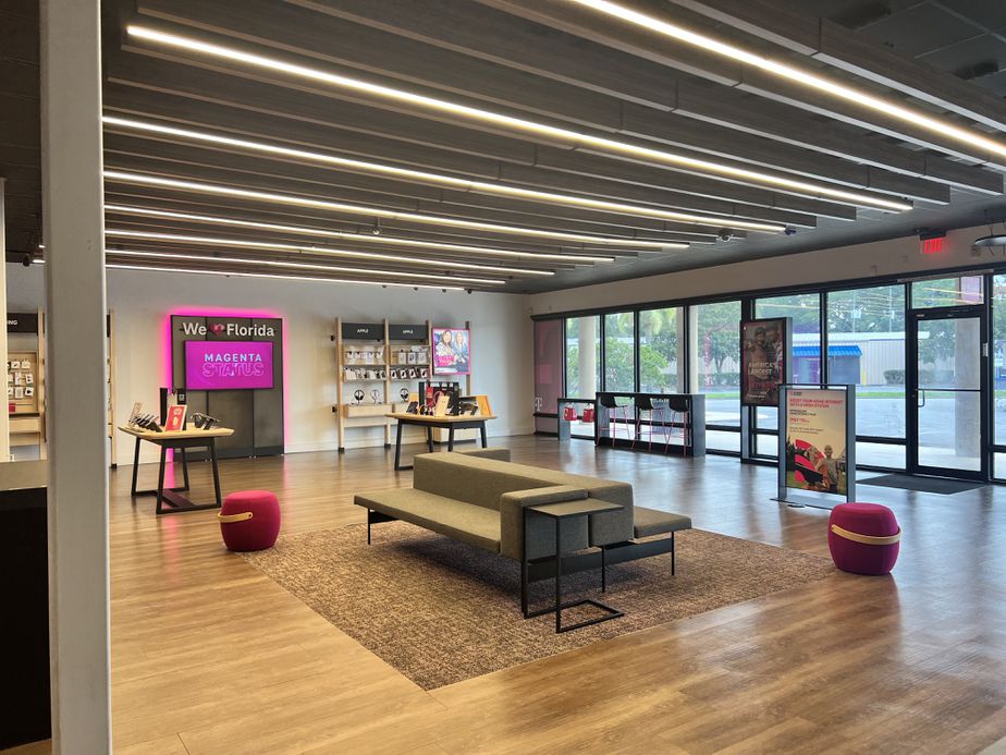 Interior photo of T-Mobile Store at Davis & Burgess, Pensacola, FL