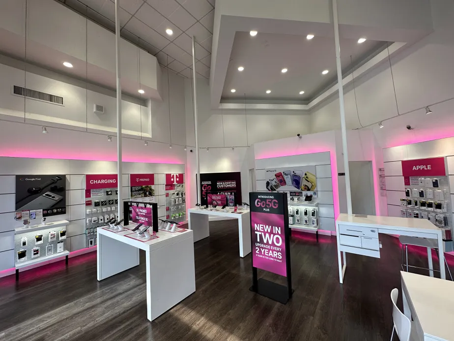Interior photo of T-Mobile Store at Century Plaza, El Paso, TX