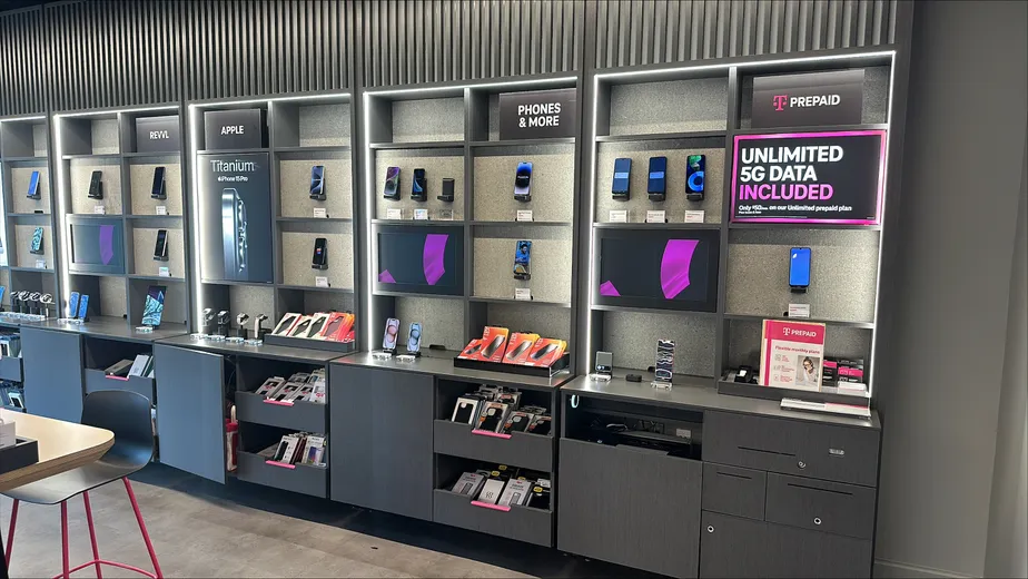  Interior photo of T-Mobile Store at College Ave & Mendocino Ave, Santa Rosa, CA 