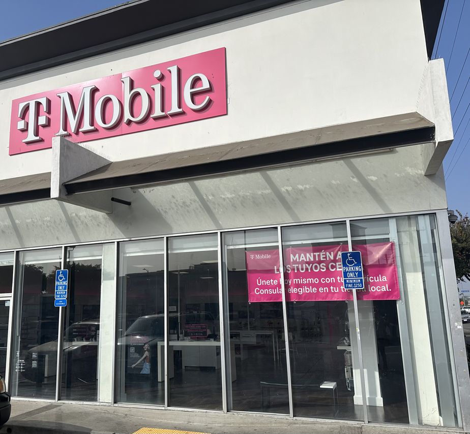 Exterior photo of T-Mobile Store at Santa Monica & Western, Los Angeles, CA