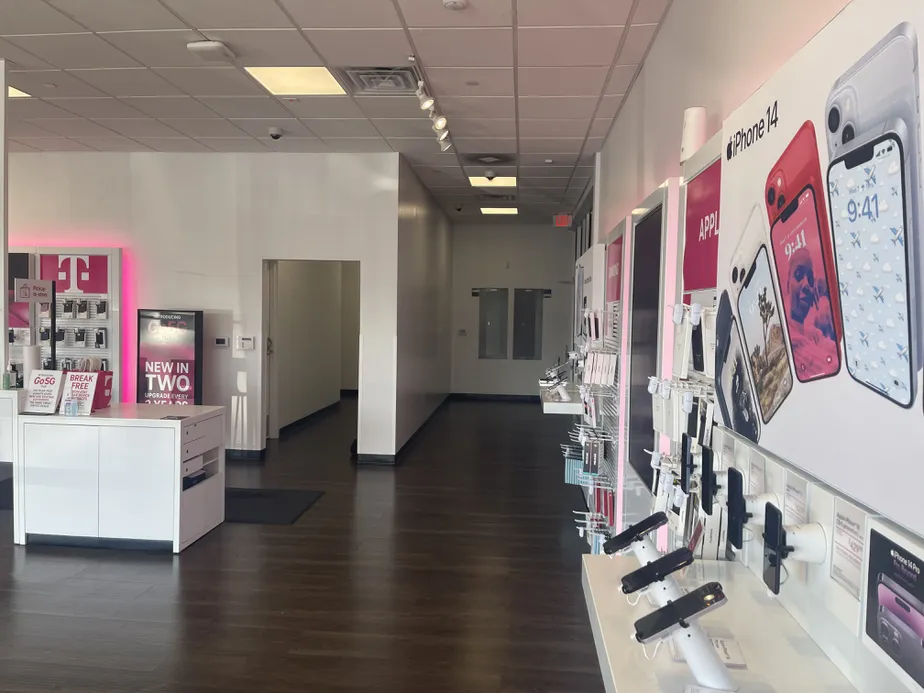 Interior photo of T-Mobile Store at Cobb Corners Dr & Benvenue Rd, Rocky Mount, NC