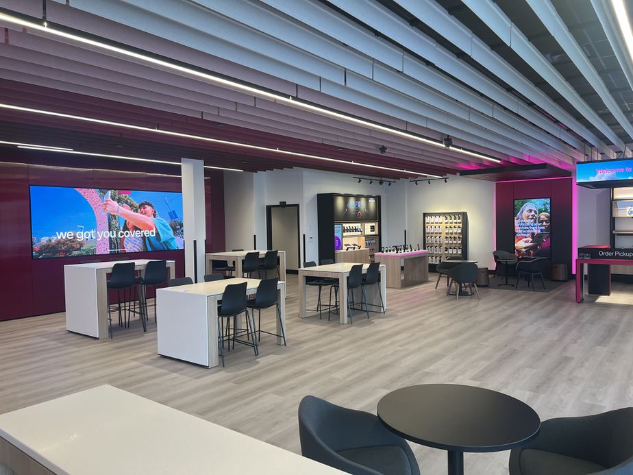 Interior photo of T-Mobile Store at Boston & Sewell, Springfield, MA