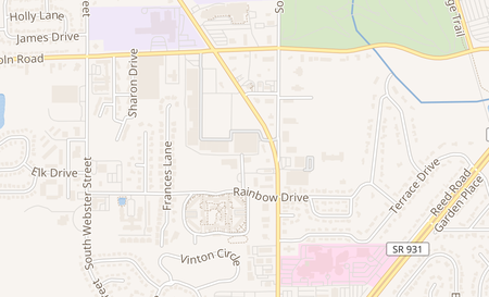 map of 2947 S Washington St Kokomo, IN 46902