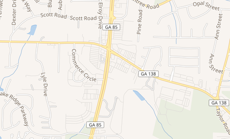 map of 7570 Highway 85 Riverdale, GA 30274