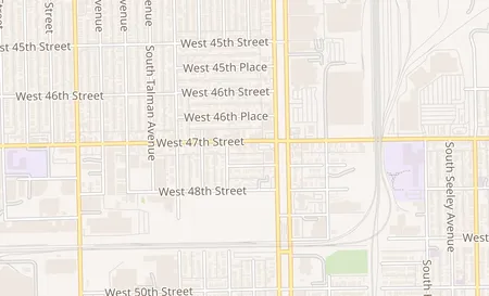 map of 2437 W. 47th St. Chicago, IL 60632