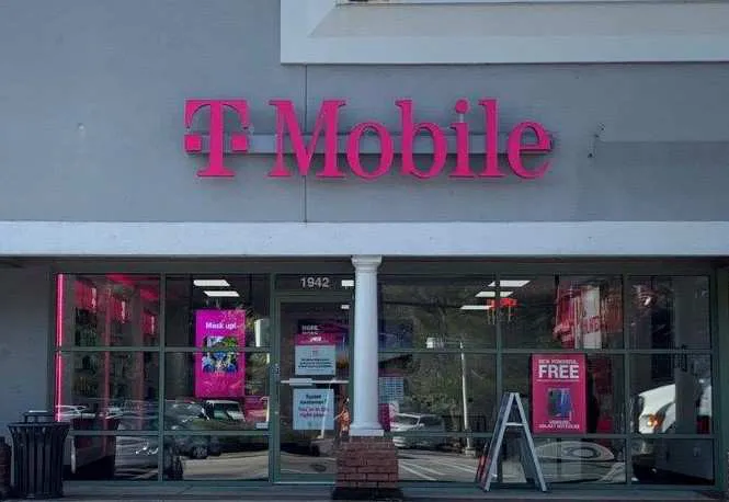Exterior photo of T-Mobile store at Augusta St & Mcdaniel Ave, Greenville, SC