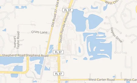 map of 6840 S Florida Ave Lakeland, FL 33813