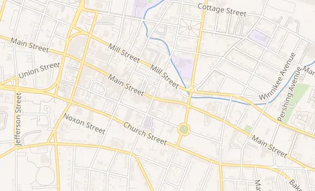 map of 403 Main Street Poughkeepsie, NY 12601