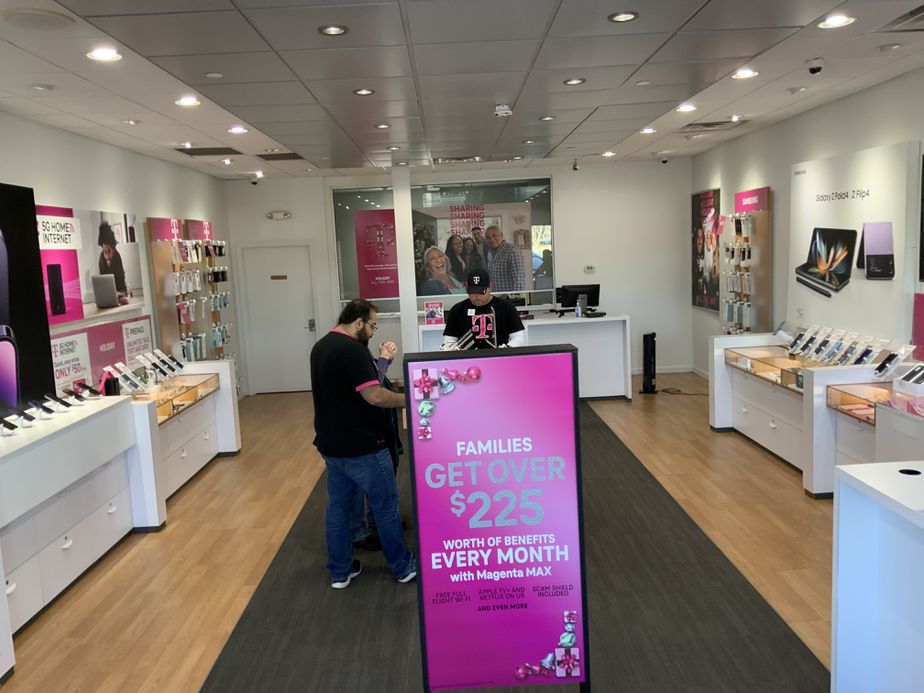 Interior photo of T-Mobile Store at Central & Indian Brook, Dover, NH