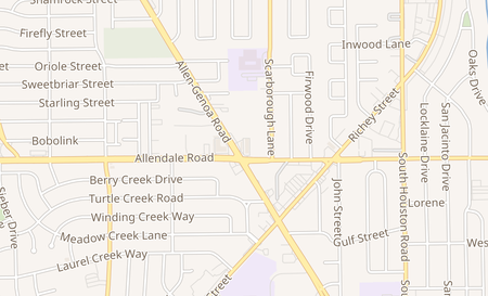 map of 1901 Allen Genoa Rd Pasadena, TX 77502