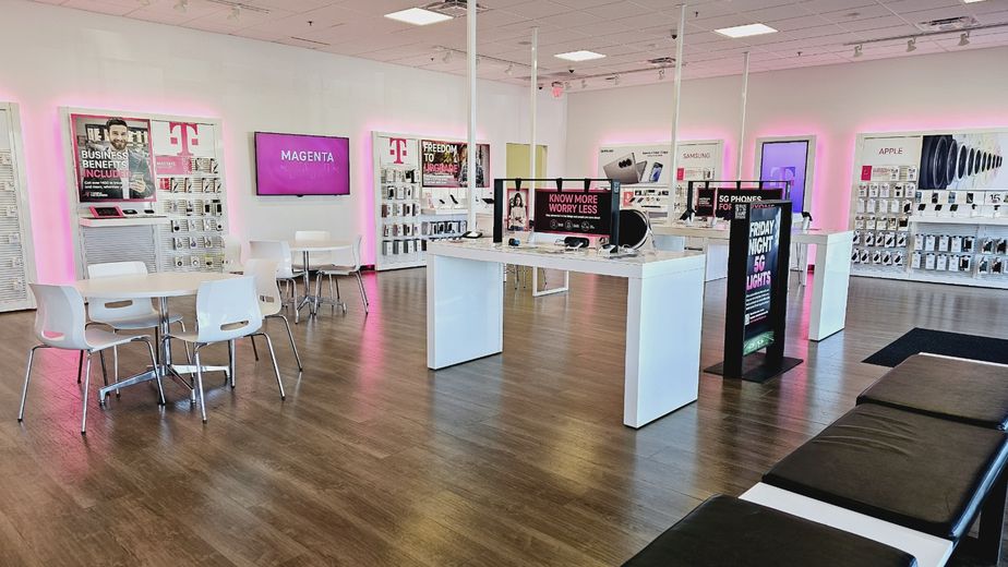 Interior photo of T-Mobile Store at Jackson Square, Coachella, CA