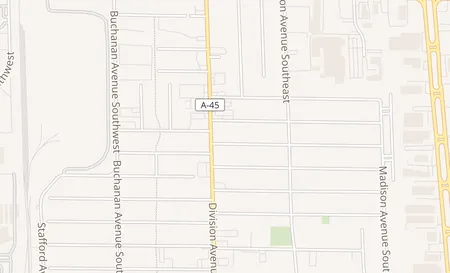 map of 3900 Division Ave S Wyoming, MI 49548