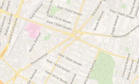 map of 508a Willis Ave Bronx, NY 10455