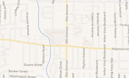 map of 933 Ellis Ave Jackson, MS 39209