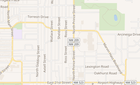 map of 2616 N. Prince St Clovis, NM 88101